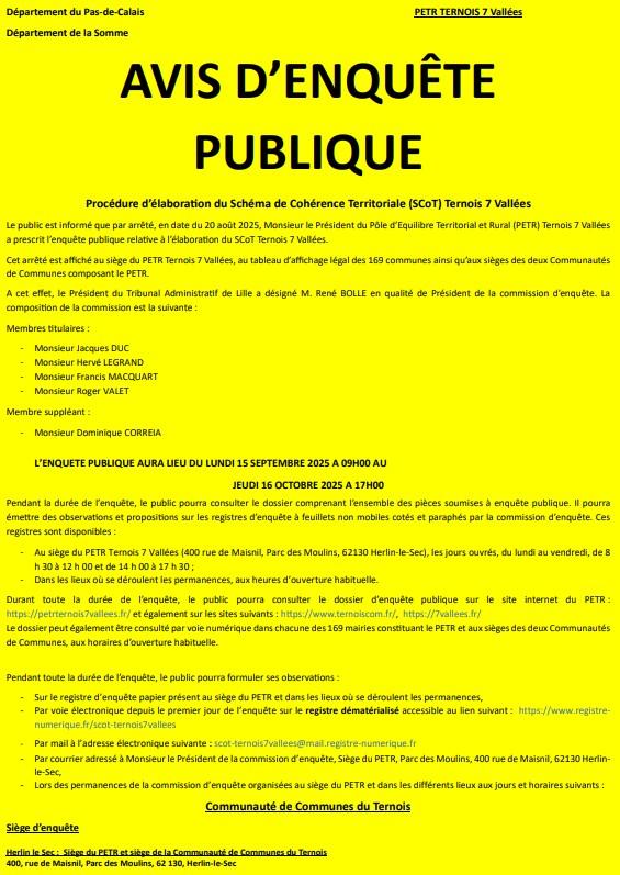 Enquete publique p 1
